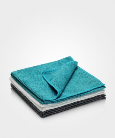 Work Cloth agora está disponível em branco, cinza e azul-petróleo, perfeito para separar cada pano para uso em diferentes superfícies. Este pano é feito de microfibra macia adequada para todos os tipos de tarefas de limpeza, desde a remoção da sua cera ou