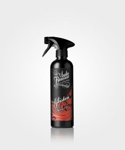 Auto Finesse Glisten é uma cera de spray avançada, perfeita para pessoas com pouco tempo ou para tratar áreas difíceis de alcançar.