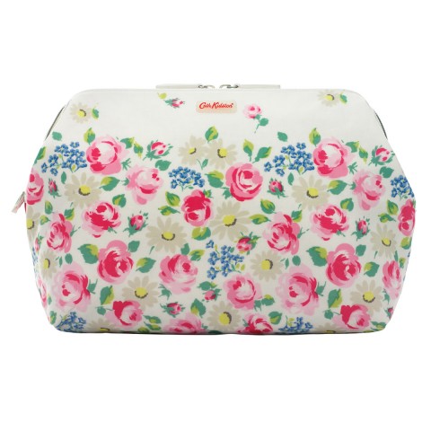 NECESSAIRE CATH KIDSTON WASH DAISIES E ROSES CREME
