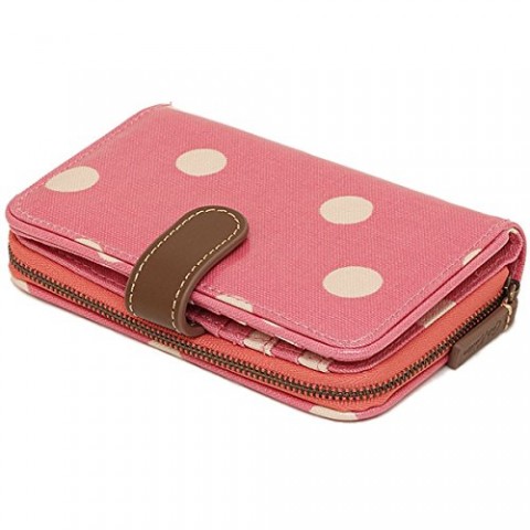 CATH KIDSTONCarteira Media BUTTON SPOT ROSA